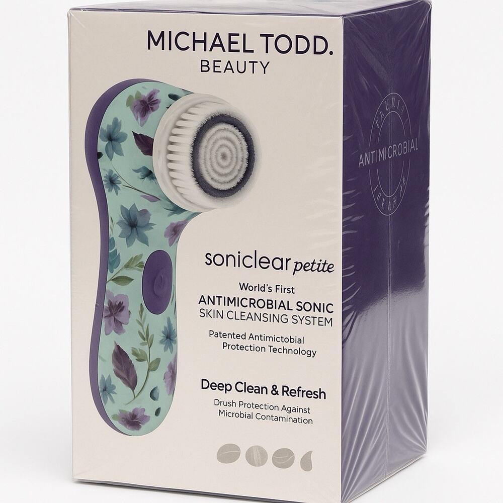 Soniclear Petite By Michael Todd Antimicrobial Sonic Skin Cleansing Brush SEALED